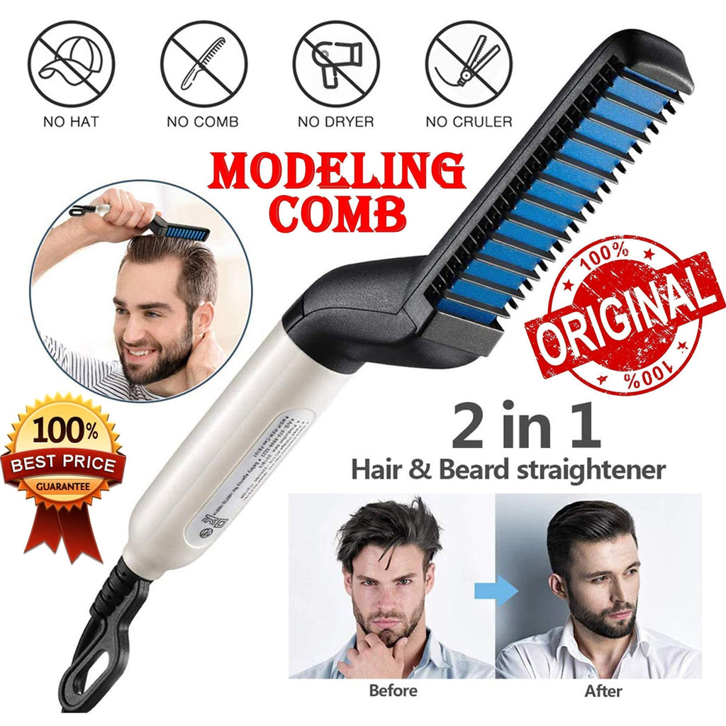 Men's hair straightener and beard comb – photo 4