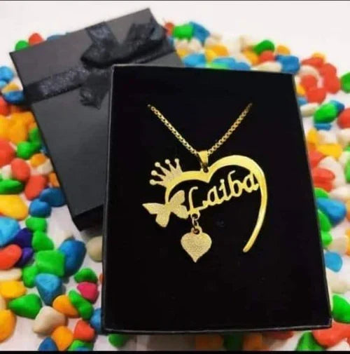 Customized heart necklace by Classic Collection