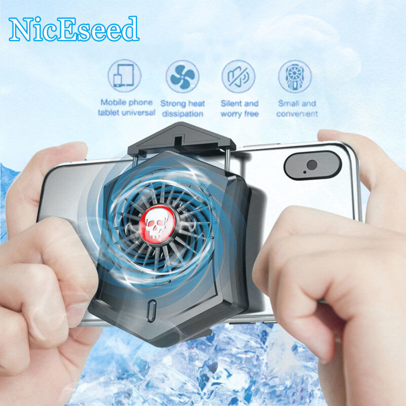 X13 universal mobile cooling fan with gamepad triggers