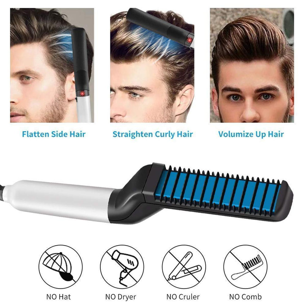 Men's hair straightener and beard comb – photo 2
