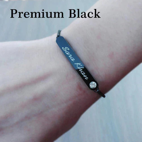Adjustable name bracelet for girls – photo 3