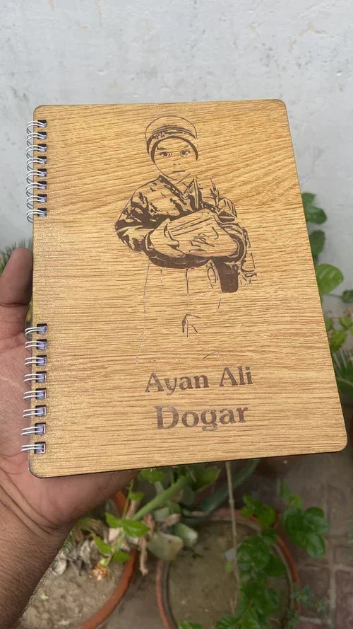 Wood diary with pen by Classic Collection – photo 2