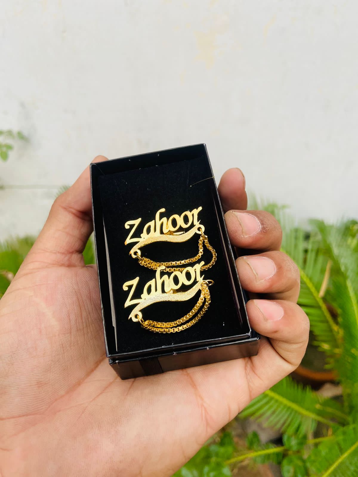 Customized engraved cufflink by Classic Collection