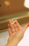 Customize name bangle for girls with stone