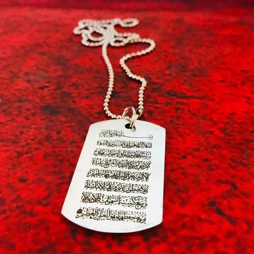 Customize engraved unisex locket with chain – photo 3