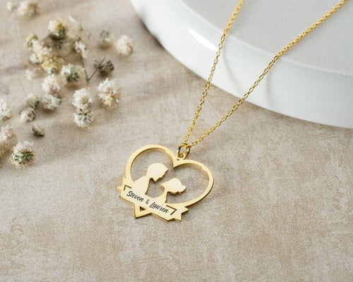Engraved necklace