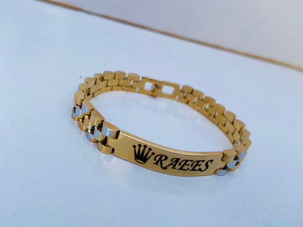 Customize unisex chain-link bracelet by Classic Collection – photo 2