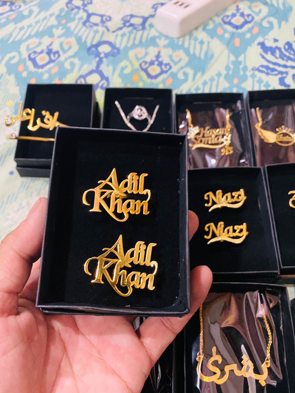 Customize name cufflinks – photo 2