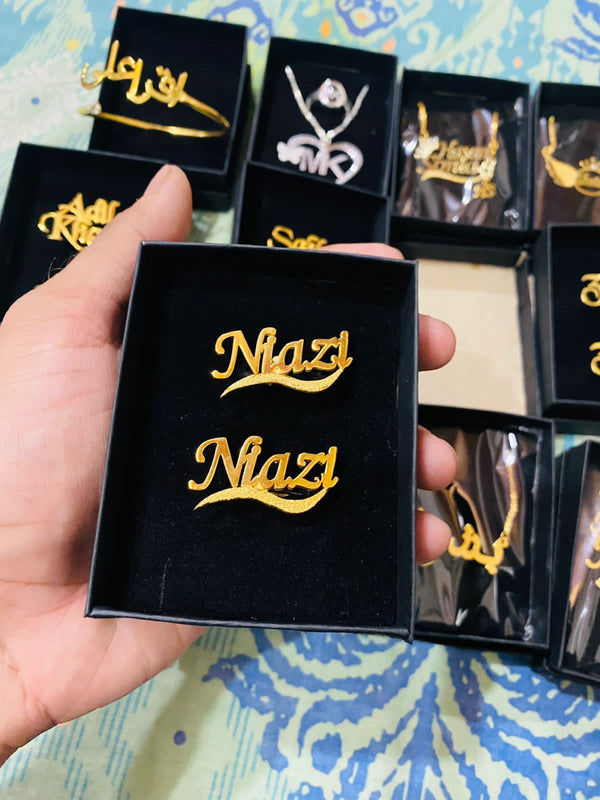 Customize name cufflinks