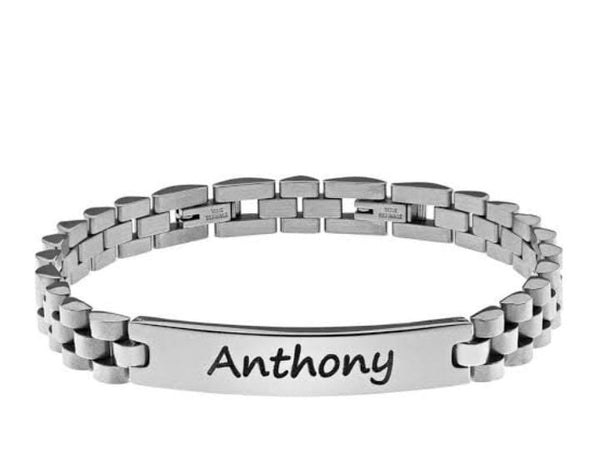 Customize unisex chain-link bracelet by Classic Collection – photo 6