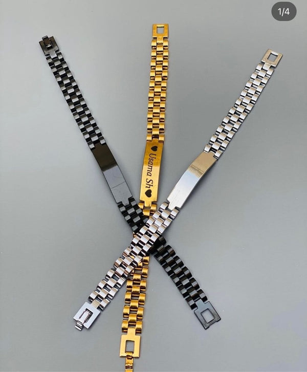Customize unisex chain-link bracelet by Classic Collection – photo 8