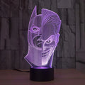 Comic villain-themed 3D illusion LED night lamp